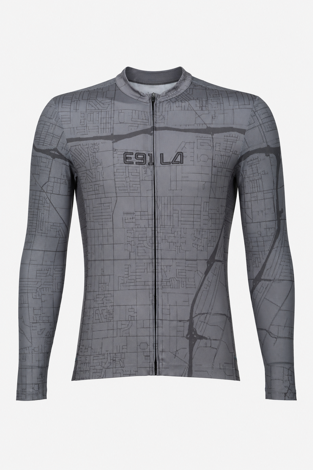Limited release: pre-order E91 LA long sleeve map jersey - mens - gray