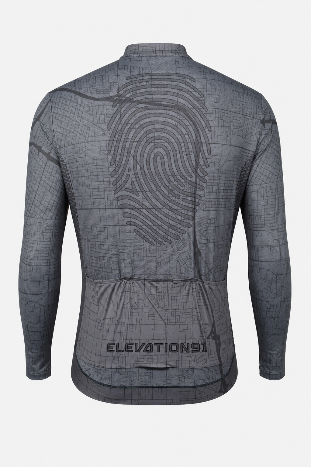 Limited release: pre-order E91 LA long sleeve map jersey - mens - gray