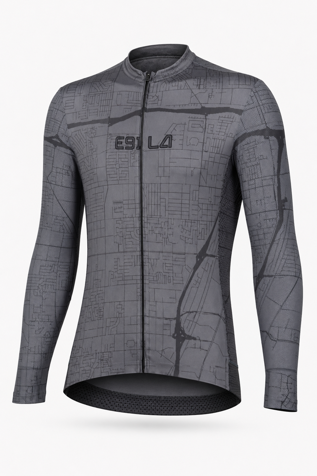 Limited release: pre-order E91 LA long sleeve map jersey - mens - gray